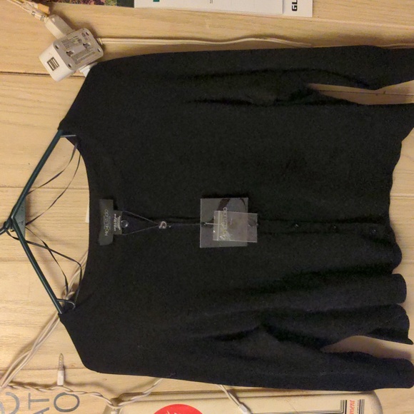 Michel Studio Collection NWT 1X Cardigan Sweater Button Down Long Sleeve Plus 1X - Picture 2 of 11